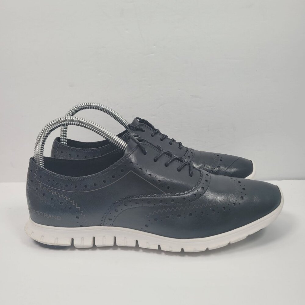 Cole Haan Zerogrand Women's Black Leather Wingtip Oxford Shoes W18202 US Size 8B